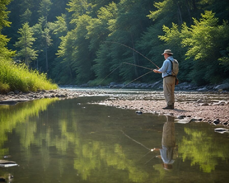 Técnicas para lanzar con precisión en la pesca con mosca