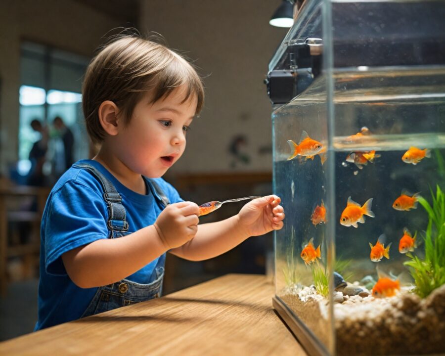 Cómo enseñar a los niños a cuidar peces en casa