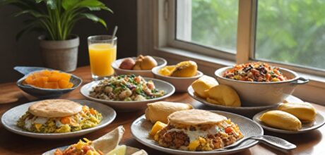 Cómo hacer un desayuno típico latinoamericano en casa