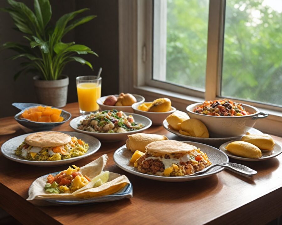 Cómo hacer un desayuno típico latinoamericano en casa