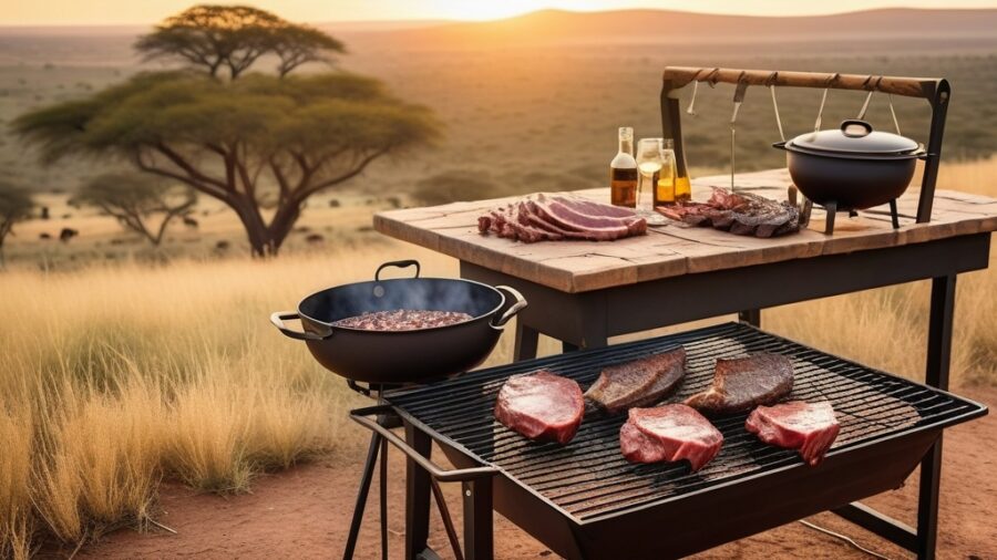Descubre la cocina sudafricana: Biltong y Braai