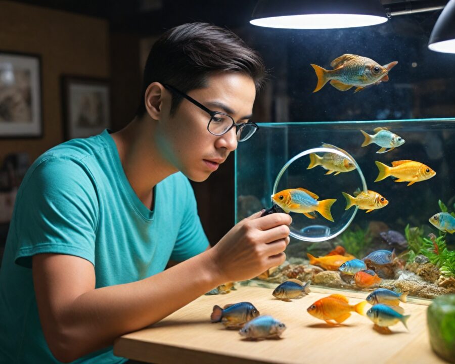 Cómo combatir las enfermedades más comunes en peces de acuario