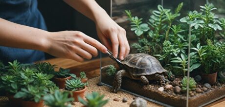 Cómo construir un terrario casero para tortugas terrestres