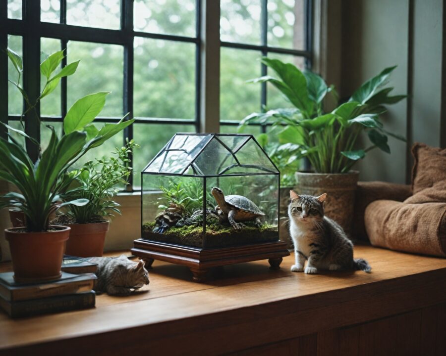 Compatibilidad de tortugas con otros animales del hogar