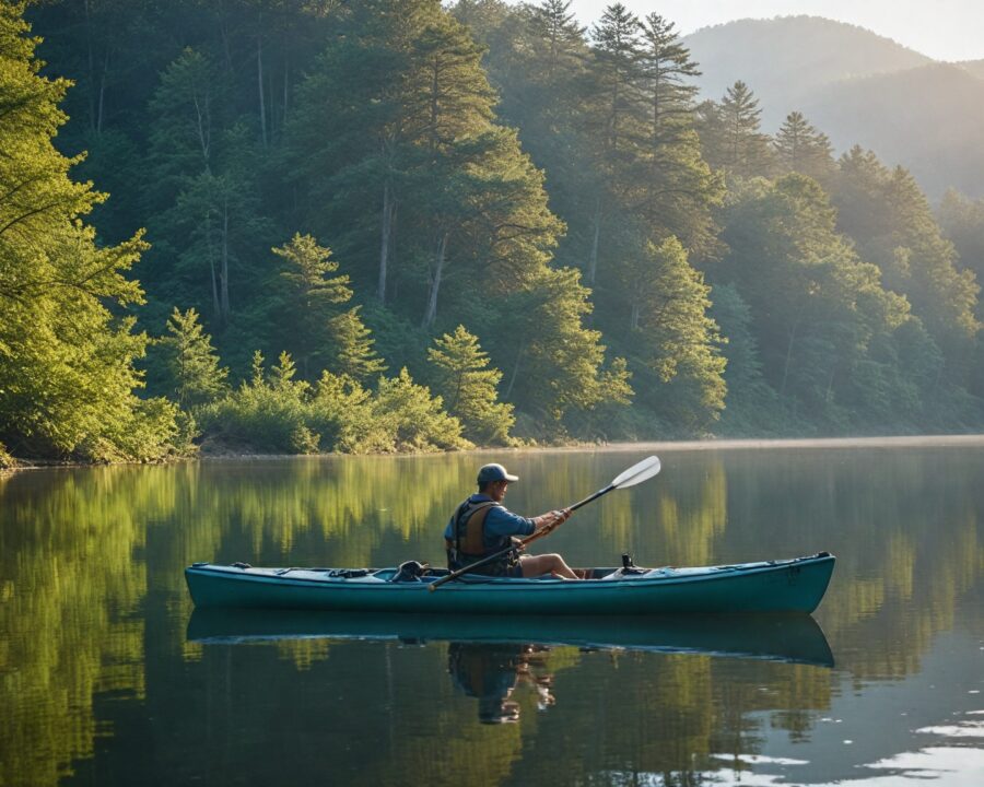 Guía completa de pesca desde kayak para principiantes