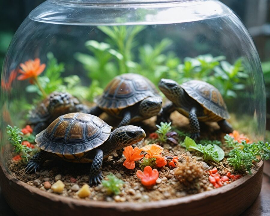 Qué comen las tortugas bebés en cautiverio y cómo alimentarlas