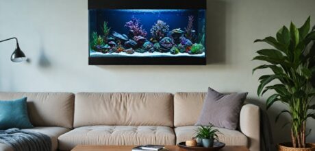 Ideas de acuarios minimalistas para decorar tu sala de estar