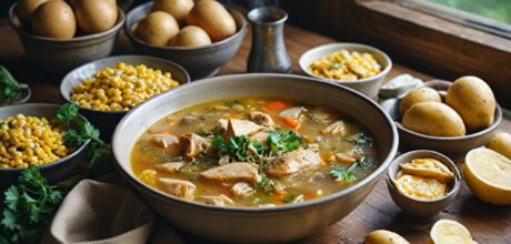 Cómo preparar caldo de gallina peruano paso a paso