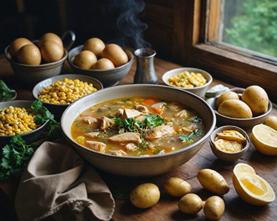 Cómo preparar caldo de gallina peruano paso a paso