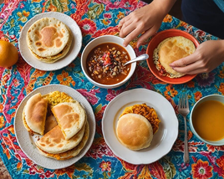 Cómo preparar un desayuno típico latinoamericano en casa